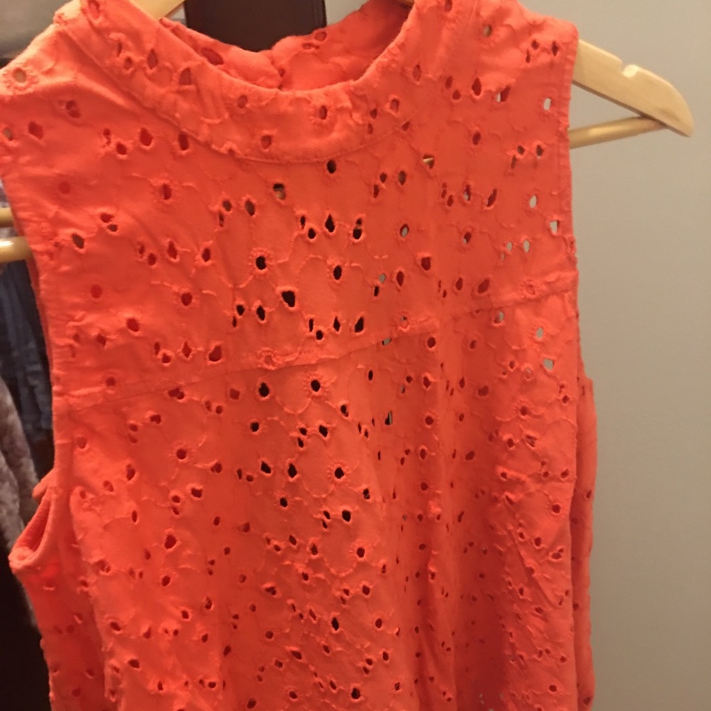 Orange Crop Top